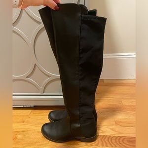 Unisa over the knee black boots
